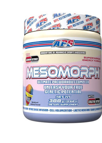 Mesomorph ver4 (Geranium Extract) 388 g /25 servings/ Snow Cone APS (258498837)