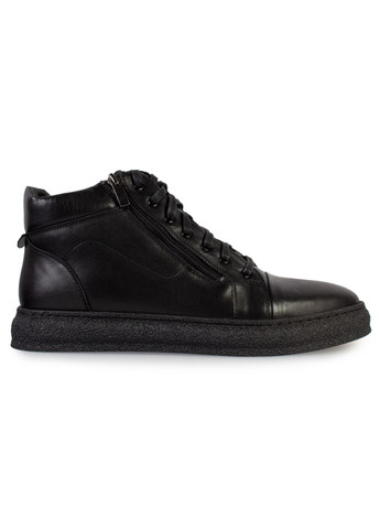 Черные зимние ботинки мужские бренда 9500994_(1) ModaMilano