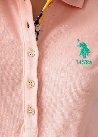 Рожева футболка u.s/ polo assn. жіноча U.S. Polo Assn.