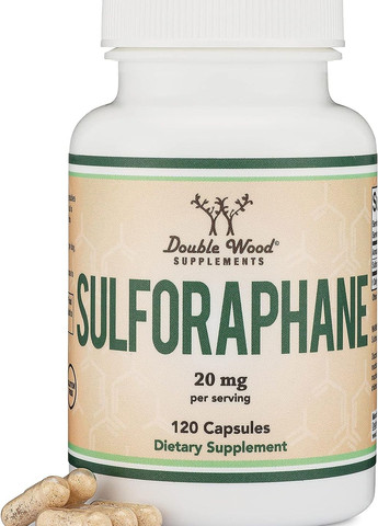 Сульфорафан Sulforaphane 20 mg 120 capsules Double Wood Supplements (262806953)