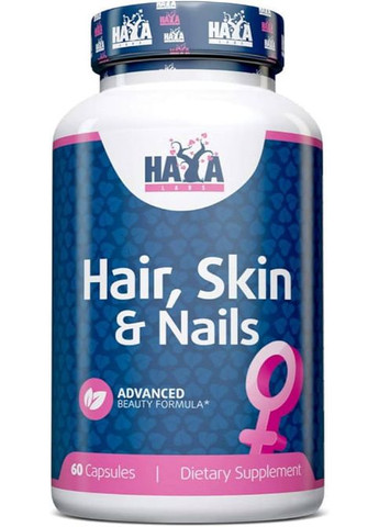 Hair Skin and Nails 60 Caps Haya Labs (268985363)