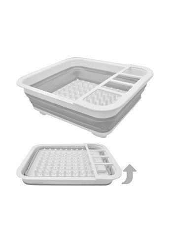 Сушка-трансформер для посуды силикон складной Home (262016517)