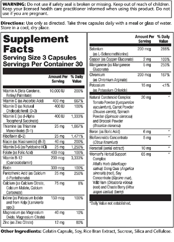 Мультивитамины для женщин Women's Golden multivitamin 90 Capsules Solaray (257658841)