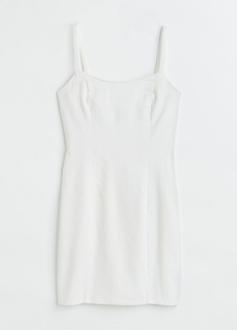 Білий джинсова плаття, сукня H&M однотонна