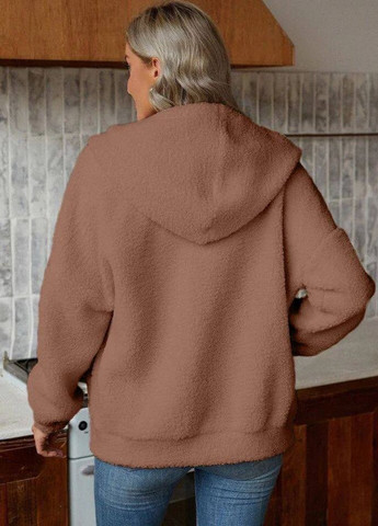 Коричнева жіноча куртка бомбер колір мокко р.46/48 442427 New Trend