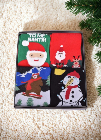 Подарунковий набір чоловічих шкарпеток Merry Christmas Золото (266429384)