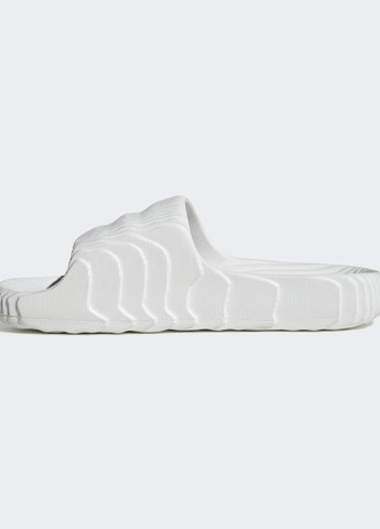 Белые спортивные шлепанцы adilette 22 adidas