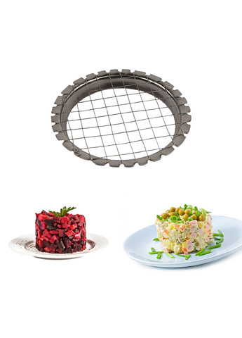 Овочерізка салаторізка яйцерізка вінегретниця крупна універсальна металева Ø 8.5 см Kitchen Master (260644601)