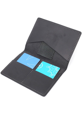 Надежная кожаная обложка на паспорт с держателем для Apple AirTag 11620 Черный Grande Pelle (267948782)