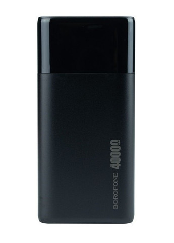 Повербанк портативна батарея (40000 mAh, 4USB + Type-C + Micro-USB + Lightning, 3A, LED дисплей) - Чорний Borofone dbt01 (259018105)