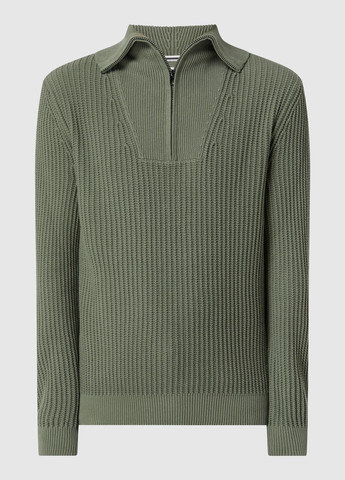 Оливковый свитер мужской S.Oliver
