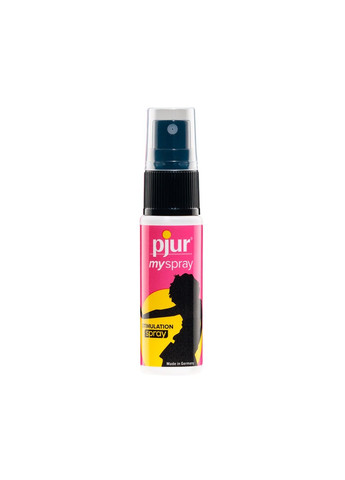 Збудливий спрей для жінок My Spray 20 мл з екстрактом алое, ефект поколювання Pjur (277236997)