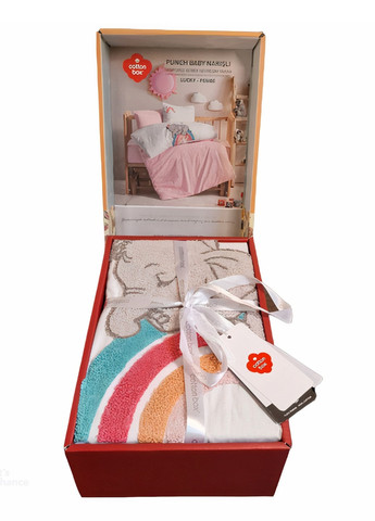Комплект постельного белья для девочки, наворожденного Cottonbox с вышивкой Слоненок Cotton Box punch (268660751)