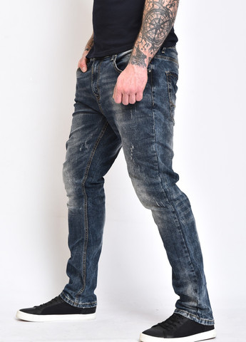Темно-серые джинсовые демисезонные брюки Let's Shop