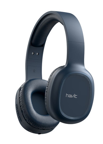 Навушники bluetooth колір синій ЦБ-00227320 Havit (261241630)
