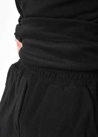 Черный зимний спортивный костюм мужской флисовый черного цвета размер 46-48 брючный Let's Shop