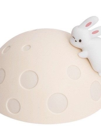 Детский ночник силиконовый арт.7082 Кролик лунный Белый No Brand (274091868)