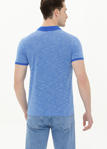 Синяя футболка поло мужское U.S. Polo Assn.