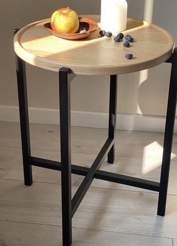 Журнальный, кофейный столик из дерева и металла в гостиную No Brand (261563543)