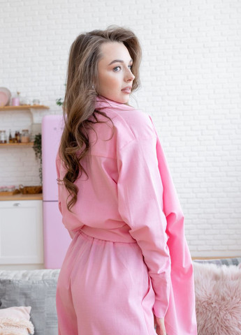 Рожева жіночий домашній костюм - двійка gabriel рожевий р.l 408694 New Trend