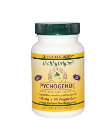 Pycnogenol 100 mg 60 Caps Healthy Origins (259967051)