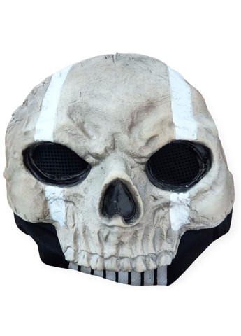 No Brand маска балаклава тактична череп примара для військових байкерів хеллоуїн ghost call of duty чорна череп чорний карнавальний трикотаж виробництво - Китай