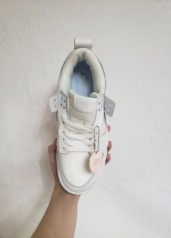 Белые кожаные кроссовки Nike