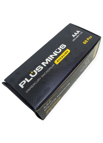 Батарейки щелочные пальчиковые мини АAА Alkaline упаковка 60 штук No Brand (269267858)