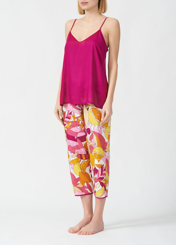 Комбинированная всесезон женская пижама 9662-9659 майка + капри Cyberjammies Emmi