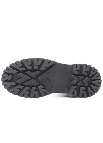Черные осенние ботинки женские из натурального лака берцы Zlett