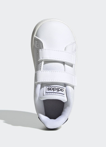 Білі всесезонні кросівки advantage adidas