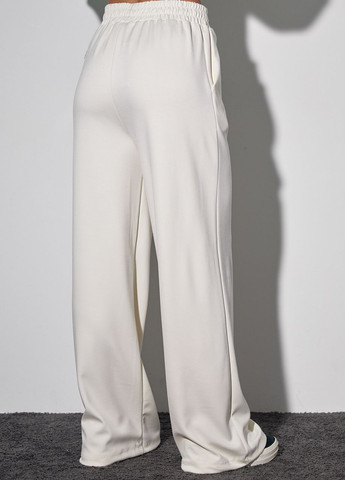 Жіночі трикотажні штани - кремовий Lurex (275868237)