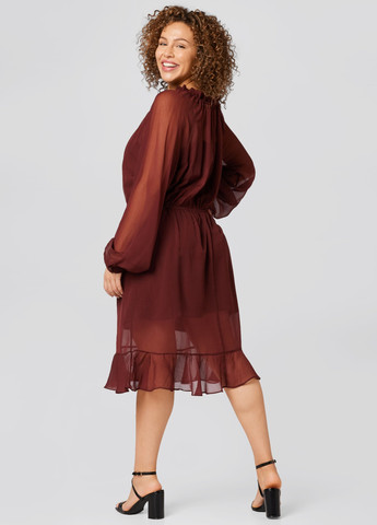 Коричневое платье GMK