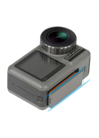 Аккумулятор батарея литий ионный с резиновым уплотнителем футляром для экшн камер DJI Osmo Action на 1300 mAh (474927-Prob) Unbranded (260377379)