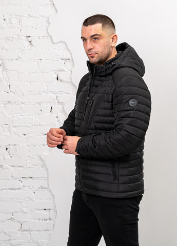 Чорна демісезонна чоловіча весняна куртка великого розміру бренд vavalon SK