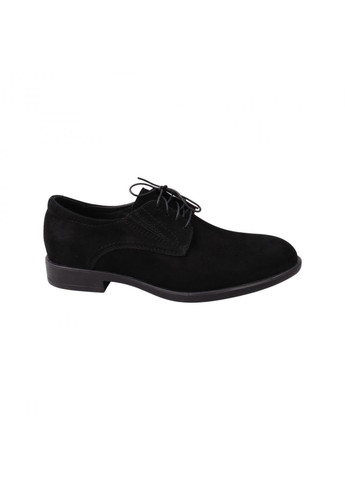 Черные туфли мужские черные натуральная замша Vadrus