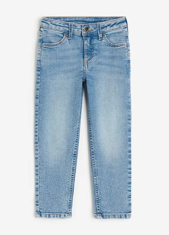 Голубые демисезонные штаны джинсы для девочки 9327 98 см голубой 70183 H&M