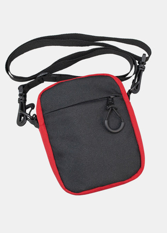 Маленька сумка крос-боді (через плече) СBs чорна/червона Famk (268998259)