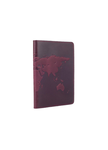 Кожаная обложка на паспорт HiArt PC-01 Shabby Olive World Map Оливковый Hi Art (268371701)