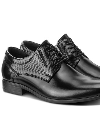 Туфлі TA-LL39 Lasocki for men однотонні чорні кежуали