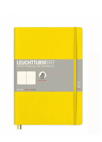 Блокнот Composition (B5), Мягкая обложка, лимонный, чистые листы Leuchtturm1917 (269901206)