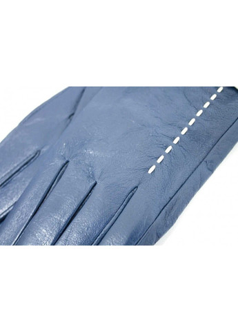 Женские кожаные перчатки синие 374s3 L Shust Gloves (261486924)