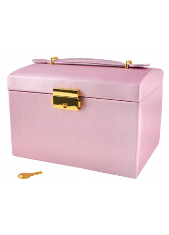 Шкатулка сундук органайзер коробка футляр для хранения украшений бижутерии 18х14х12.5 см (474652-Prob) Сиреневая Unbranded (259206228)