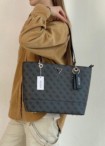 Женская сумка Guess шопер серая No Brand (277151202)