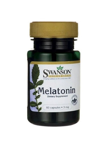 Melatonin 3 mg 60 Caps SWA-01498 Swanson (258763322)