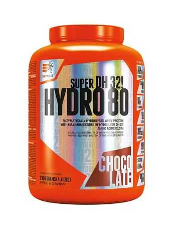 Гидролизованный протеин Super Hydro 80 DH32 2000 g (Chocolate) Extrifit (267809157)