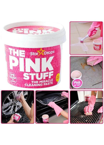 Набор для уборки электрическая щетка + 4 насадки+2 пасты 500г The Pink Stuff (263361182)