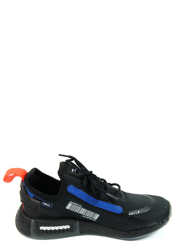 Черные демисезонные женские кроссовки nmd r1 spectoo fz3201 adidas