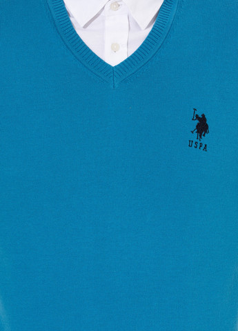 Синій джемпер чоловічий U.S. Polo Assn.