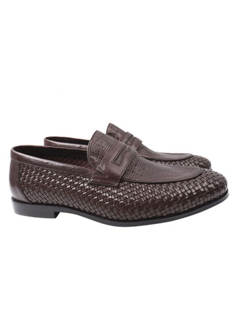 Туфлі чоловічі з натуральної шкіри, на низькому ходу, коричневі, Lido Marinozi Lido Marinozzi 206-21dt (257438148)